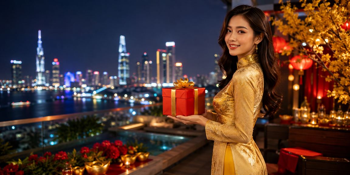 Người dùng theo dõi kèo bóng đá tại TP. Hồ Chí Minh với áo dài truyền thống